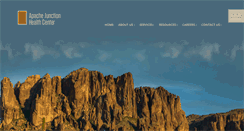 Desktop Screenshot of apachejunctionhealthcenter.com